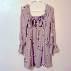 Beautiful pink flower dress